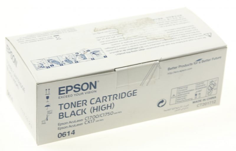 Epson C13S050614 Tonerkartusche - S050614 tonerkartusche, schwarz, 2k