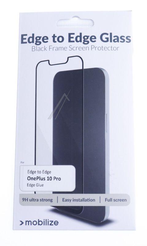 Mobilize 56259 Display-Schutzfolie - Passend für mobilize edge-to-edge glass screen protector oneplus 10 pro black edge glue