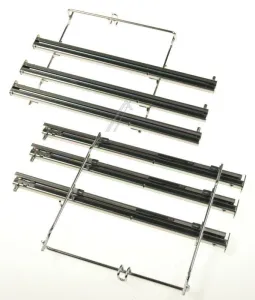 BSH Bosch Siemens 17001816 - Vollauszug 3-fach, 4/3, paar, für pyrolyse (plasmabeschichtet), max. 15 kg BSH Bosch Siemens 17001816 - Vollauszug 3-fach, 4/3, paar, für pyrolyse (plasmabeschichtet), max. 15 kg