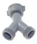 Bosch Siemens Wasseranschluss 2-Wege 00050871 für Waschmaschine Abzweigstück 8507920AA7 Ersatzteil