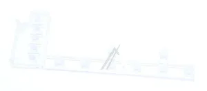 Whirlpool Indesit 481010764150 Lichtleiste - C00446723 lichttraeger sd opt.5, tl-r, f1,