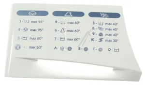 Whirlpool Indesit 481249878515 Blende Waschmittelkasten - C00487887 griff schubladegw