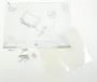 Whirlpool Indesit 488000543155 Befestigungsblech - C00543155 kit f. installation 45/60cm