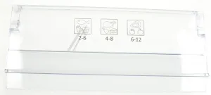 Arcelik Grundig Beko C00915509 Klappe Deckel - 4634850200 flap 190mm hotstamping upper Arcelik Grundig Beko C00915509 Klappe Deckel - 4634850200 flap 190mm hotstamping upper