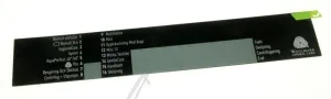 Arcelik Grundig Beko 2843099005 Bedienteilblende - Einlage schweden