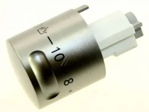 Whirlpool Indesit 481241028987 Knopf Taste - C00487041 knopf inox, kp- regler