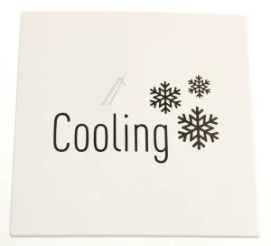Arcelik Grundig Beko 4927580500 Abdeckung Gehäuse - Printed square fan cover