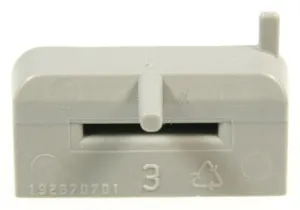 AEG Electrolux 1926707017 Knopf Taste - Taste,silber,rechteckig,on/aus