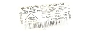 Arcelik Grundig Beko 2812080400 Waschmaschinenmotor - Motor