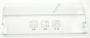 Arcelik Grundig Beko C00911528 Klappe Deckel - 4634850100 flap 190mm hotstamp lower