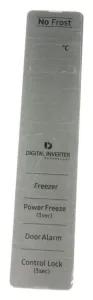 Samsung DA9717284B Bedienteilblende - Da97-17284b assy cover control-fre,rr7000m,fre