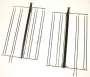 Arcelik Grundig Beko 210444748 - Grill shelf telecopic 3 level left