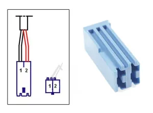 Whirlpool Indesit 482000023350 N-Verbindung - C00295786 connector inarca fur lueftermotor fz